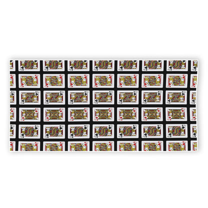 Four Jacks Playing Cards Pattern Print Beach Towel
