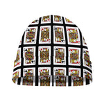 Four Jacks Playing Cards Pattern Print Beanie