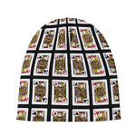 Four Jacks Playing Cards Pattern Print Beanie