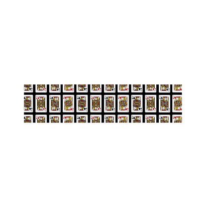 Four Jacks Playing Cards Pattern Print Bed Runner