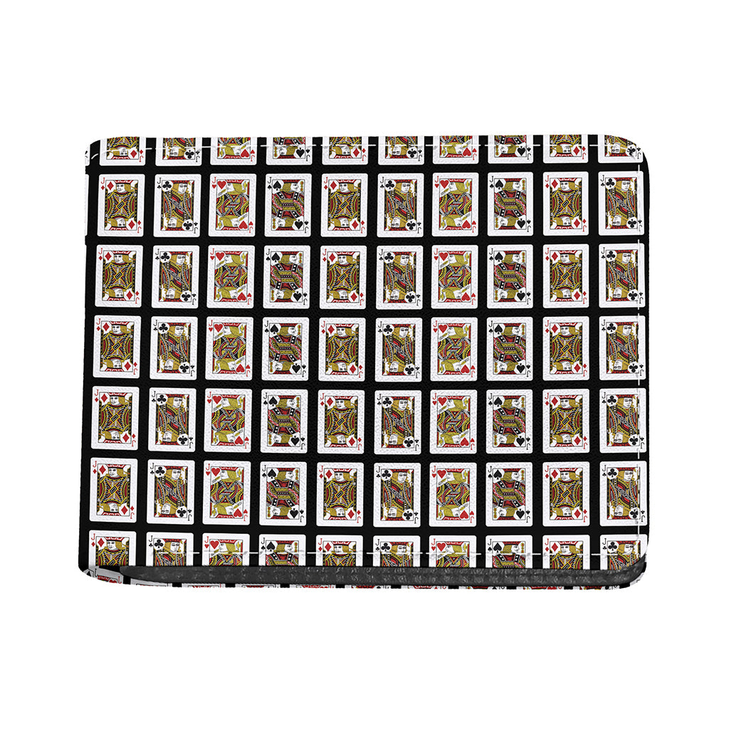 Four Jacks Playing Cards Pattern Print Bifold Wallet