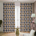 Four Jacks Playing Cards Pattern Print Dimout Pencil Pleat Curtains