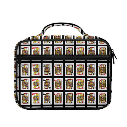 Four Jacks Playing Cards Pattern Print Briefcase Bible Bag