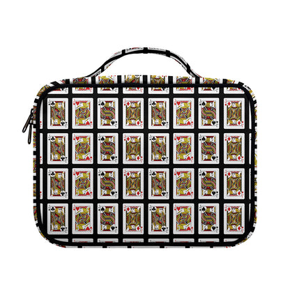 Four Jacks Playing Cards Pattern Print Briefcase Bible Bag