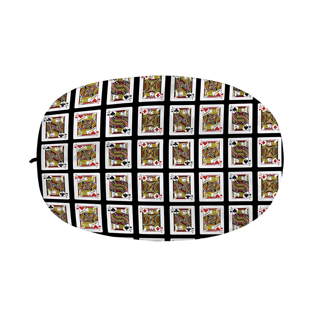 Four Jacks Playing Cards Pattern Print Car Side Mirror Covers