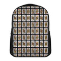Four Jacks Playing Cards Pattern Print Casual Backpack