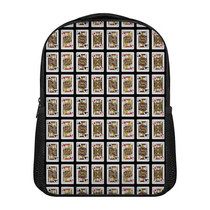 Four Jacks Playing Cards Pattern Print Casual Backpack