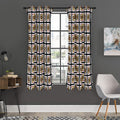 Four Jacks Playing Cards Pattern Print Grommet Curtain Panels