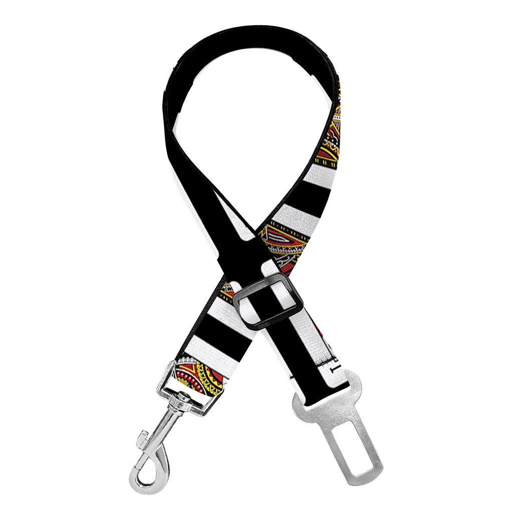 Four Jacks Playing Cards Pattern Print Dog Seat Belt