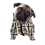 Four Jacks Playing Cards Pattern Print Dog Zip Up Hoodie