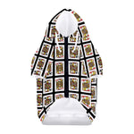 Four Jacks Playing Cards Pattern Print Dog Zip Up Hoodie