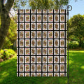 Four Jacks Playing Cards Pattern Print Garden Flag
