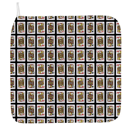 Four Jacks Playing Cards Pattern Print Hand Towel