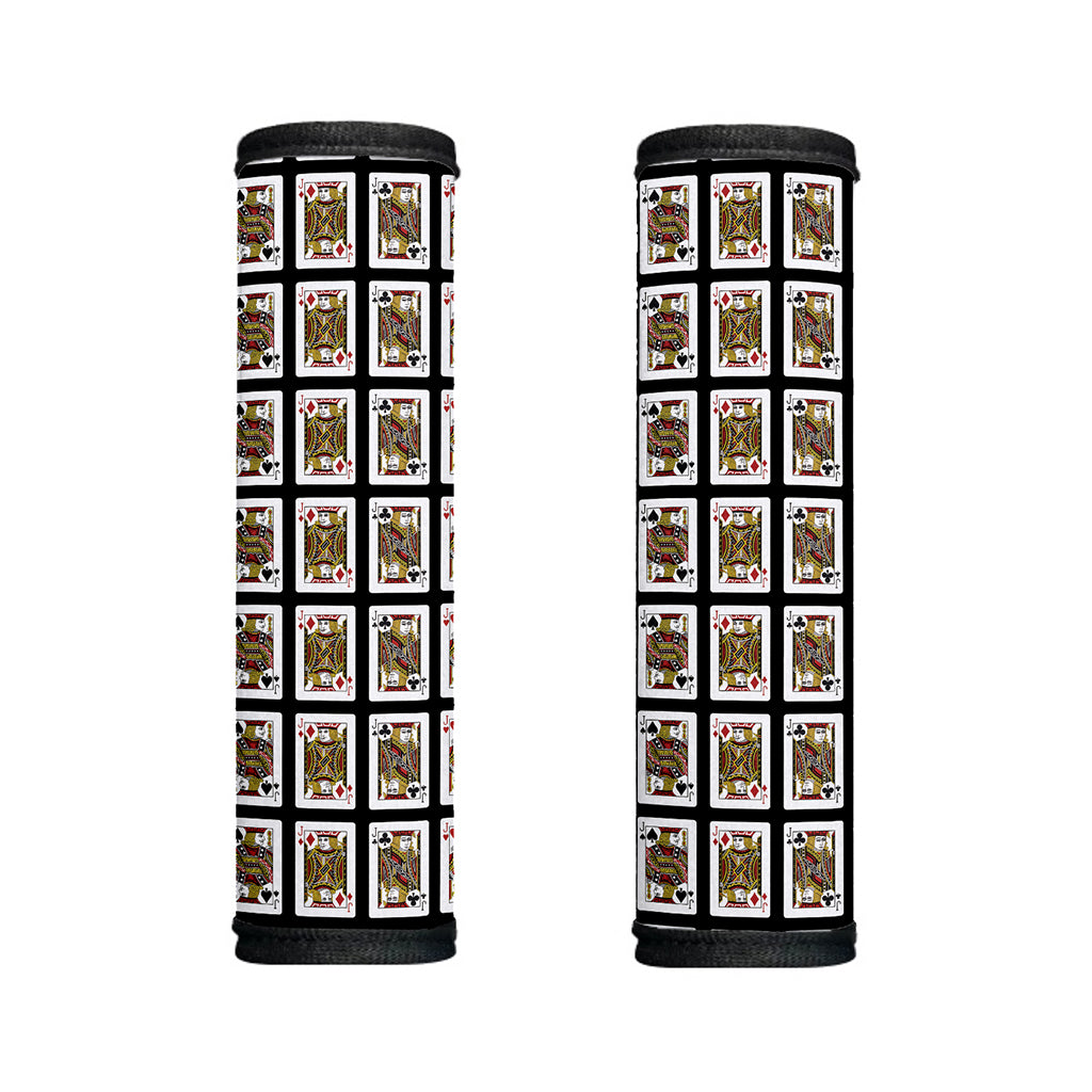 Four Jacks Playing Cards Pattern Print Handle Covers