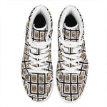 Four Jacks Playing Cards Pattern Print High Top Leather Sneakers