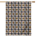 Four Jacks Playing Cards Pattern Print House Flag