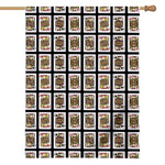 Four Jacks Playing Cards Pattern Print House Flag