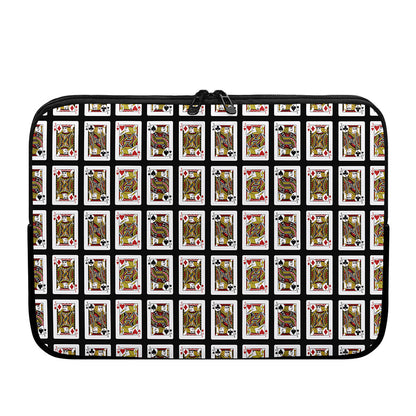 Four Jacks Playing Cards Pattern Print Laptop Sleeve