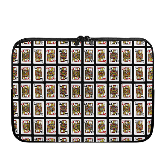 Four Jacks Playing Cards Pattern Print Laptop Sleeve