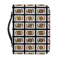 Four Jacks Playing Cards Pattern Print Leather Bible Cover