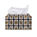 Four Jacks Playing Cards Pattern Print Leather Tissue Box Cover