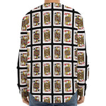 Four Jacks Playing Cards Pattern Print Long Sleeve Baseball Jersey