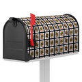 Four Jacks Playing Cards Pattern Print Mailbox Cover