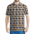 Four Jacks Playing Cards Pattern Print Men's Polo Shirt