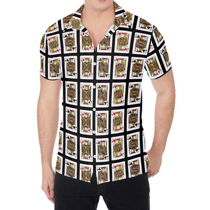 Four Jacks Playing Cards Pattern Print Men's Shirt