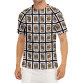 Four Jacks Playing Cards Pattern Print Men's Short Sleeve Rash Guard