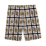 Four Jacks Playing Cards Pattern Print Men's Sports Shorts