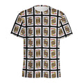 Four Jacks Playing Cards Pattern Print Men's Athletic T-Shirt