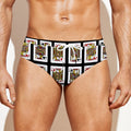 Four Jacks Playing Cards Pattern Print Men's Swim Briefs