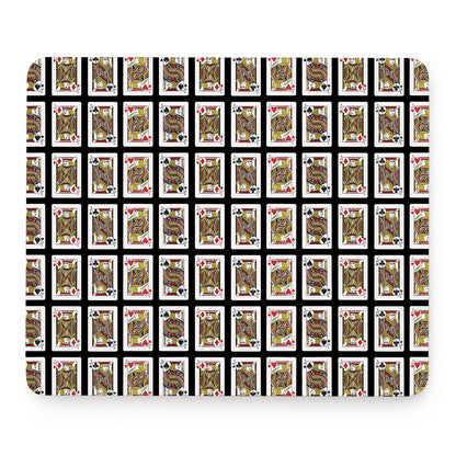 Four Jacks Playing Cards Pattern Print Mouse Pad