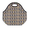 Four Jacks Playing Cards Pattern Print Neoprene Lunch Bag