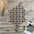 Four Jacks Playing Cards Pattern Print One Shoulder Bodysuit