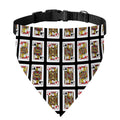 Four Jacks Playing Cards Pattern Print Over The Collar Dog Bandana