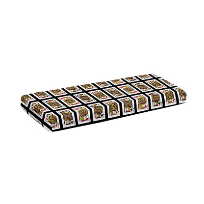 Four Jacks Playing Cards Pattern Print Piano Keyboard Cover