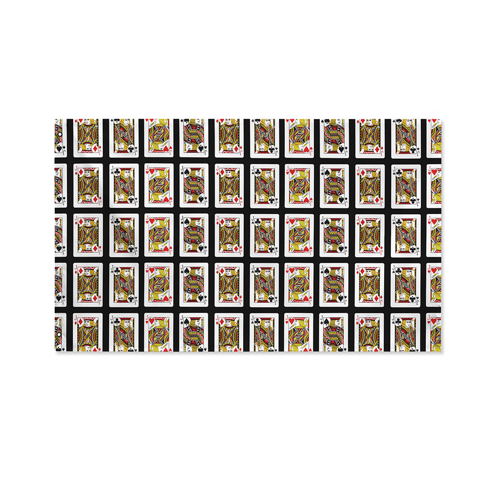 Four Jacks Playing Cards Pattern Print Polyester Flag