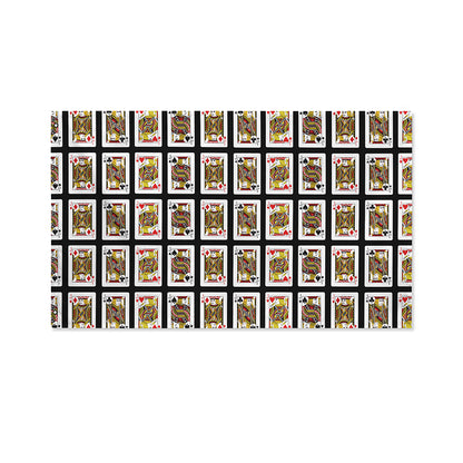 Four Jacks Playing Cards Pattern Print Polyester Flag