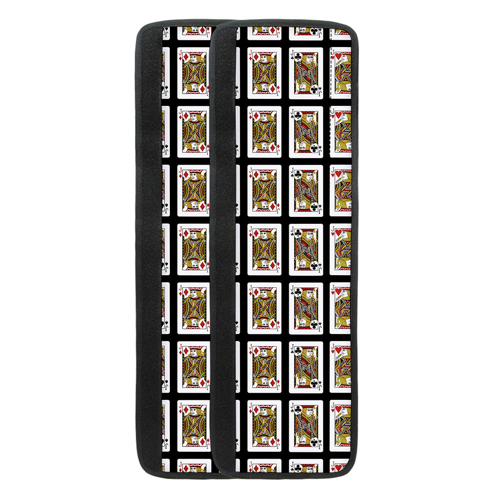 Four Jacks Playing Cards Pattern Print Refrigerator Handle Covers