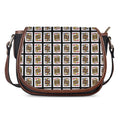 Four Jacks Playing Cards Pattern Print Saddle Bag
