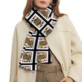 Four Jacks Playing Cards Pattern Print Scarf