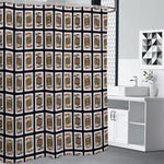 Four Jacks Playing Cards Pattern Print Shower Curtain