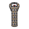 Four Jacks Playing Cards Pattern Print Single Neoprene Wine Tote