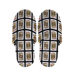 Four Jacks Playing Cards Pattern Print Slippers