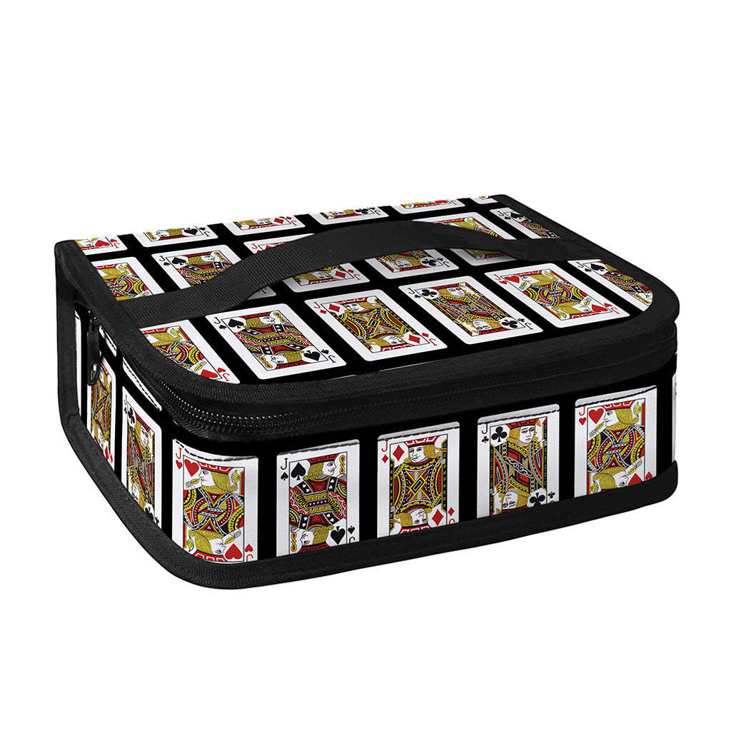 Four Jacks Playing Cards Pattern Print Small Lunch Bag