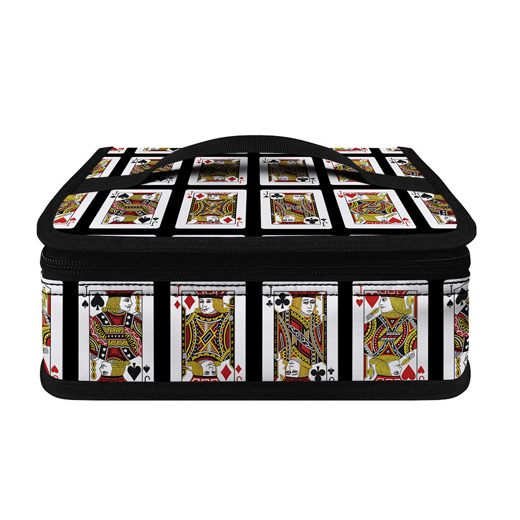 Four Jacks Playing Cards Pattern Print Small Lunch Bag