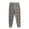Four Jacks Playing Cards Pattern Print Sweatpants