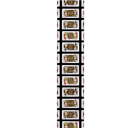 Four Jacks Playing Cards Pattern Print Table Runner